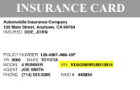 Example Insurance Card