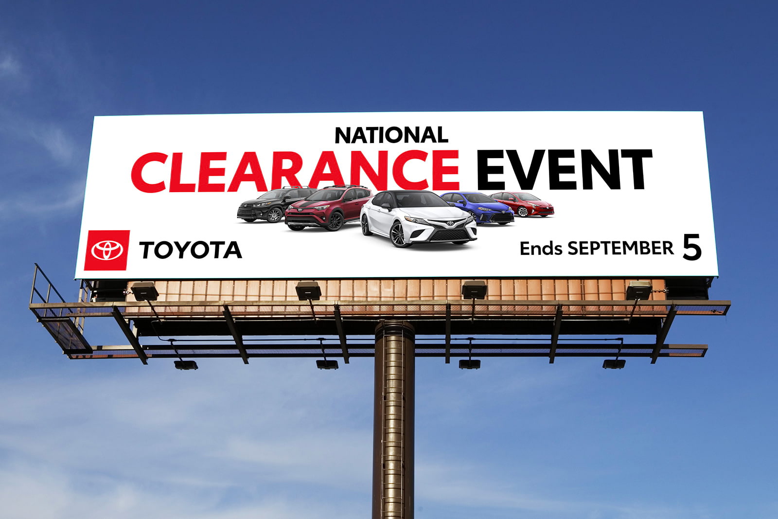 National Clearance Event billboard