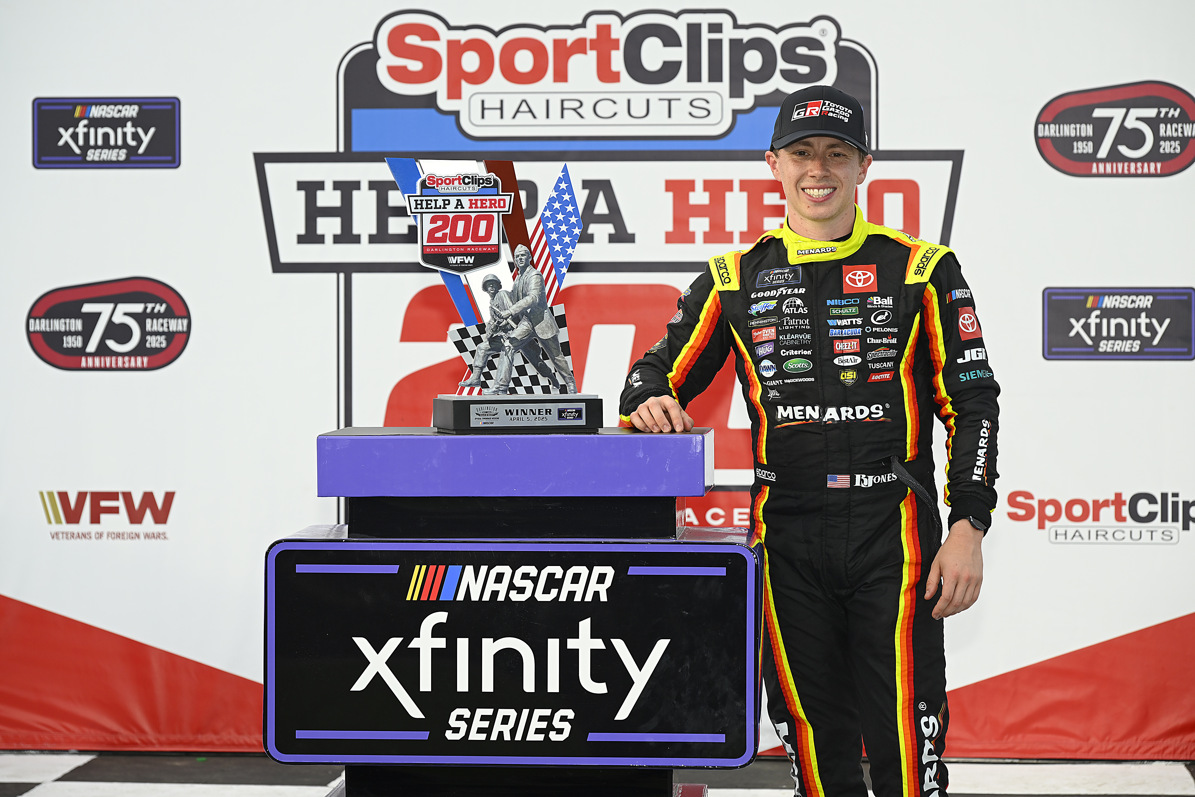 #20: Brandon Jones, Joe Gibbs Racing, Menards/Turtle Wax Toyota Supra