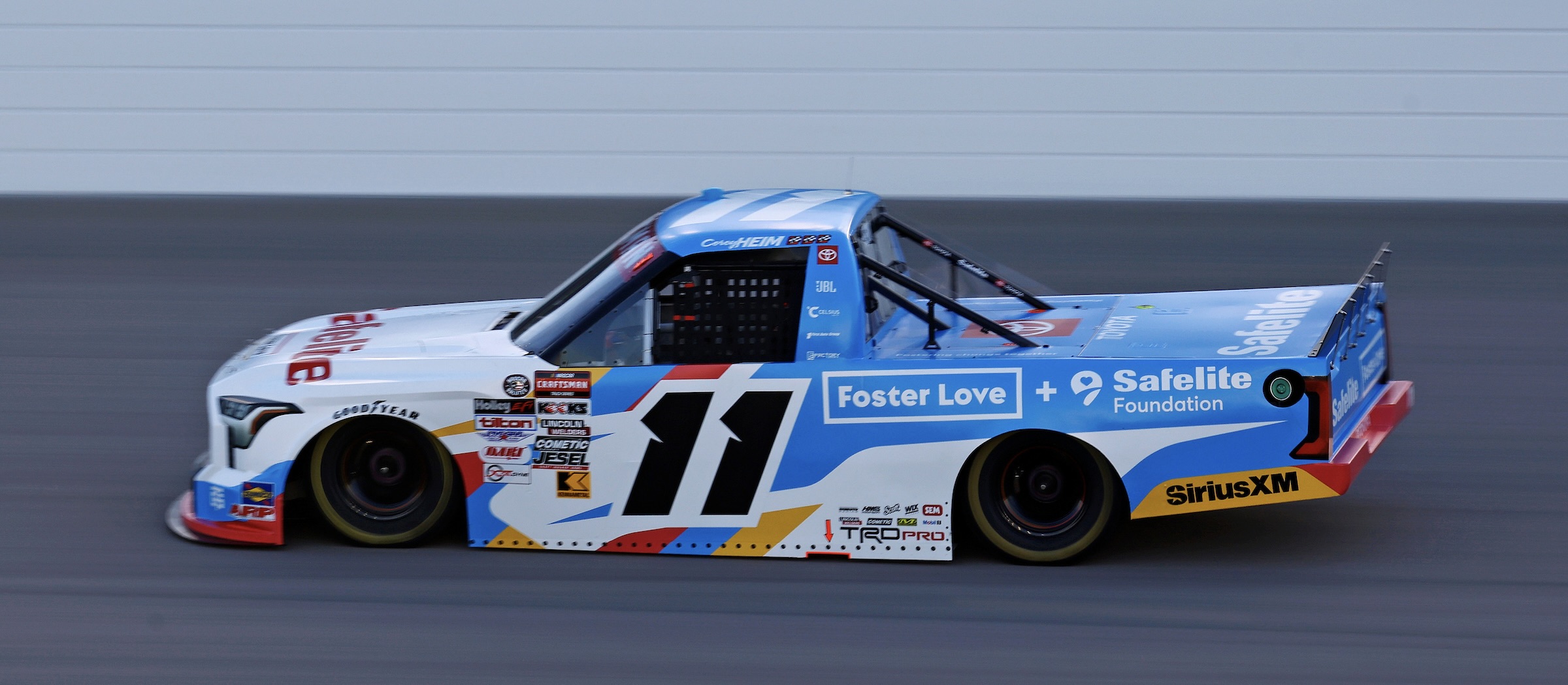 #11: Corey Heim, TRICON Garage, Safelite + Foster Love Toyota Tundra