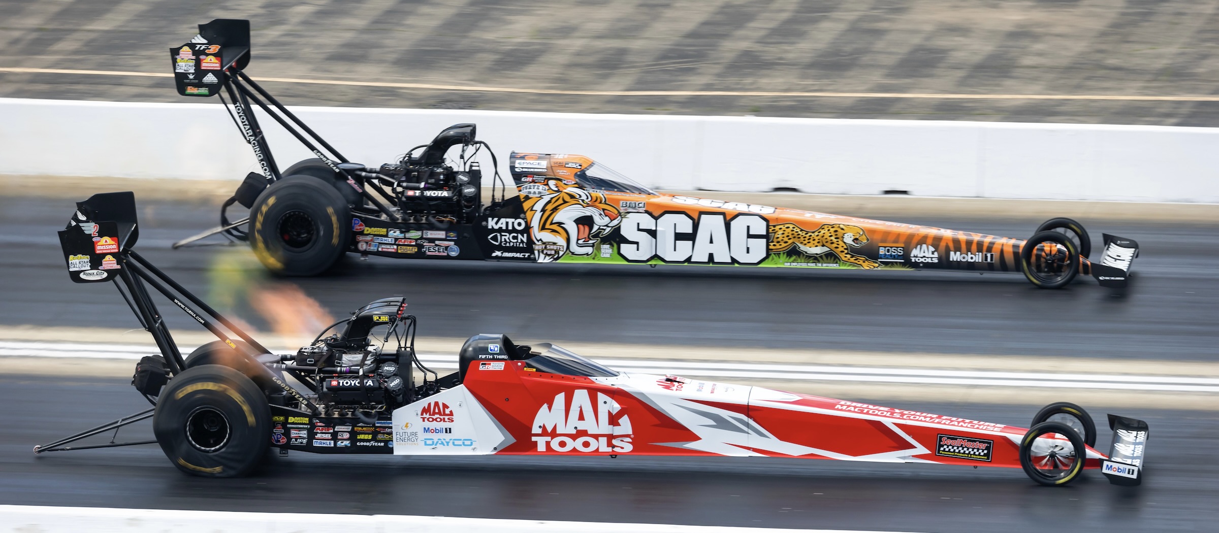 Doug Kalitta, Mac Tools, top fuel, Justin Ashley, SCAG