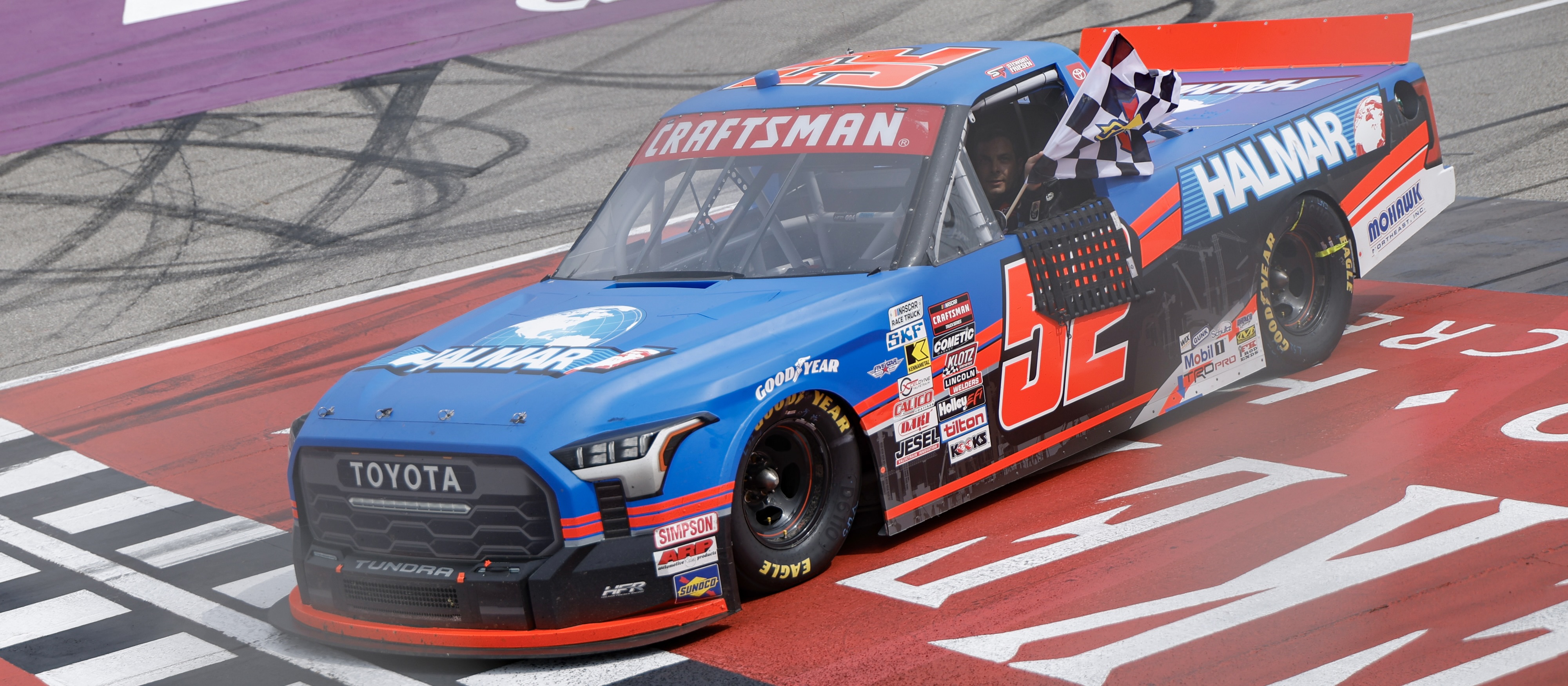 #52: Stewart Friesen, Halmar Friesen Racing, Halmar International Toyota Tundra