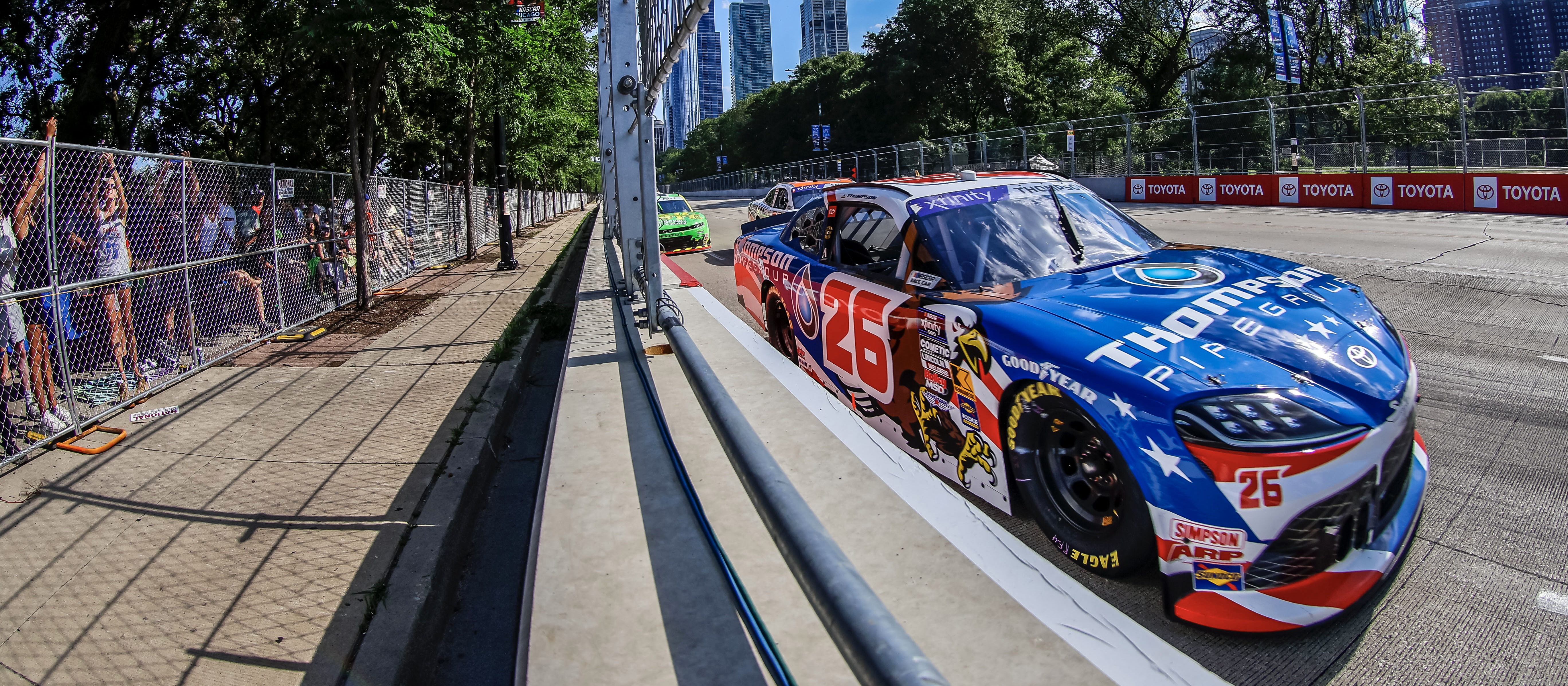 #26: Dean Thompson, Sam Hunt Racing, Thompson Pipe Group Toyota Supra