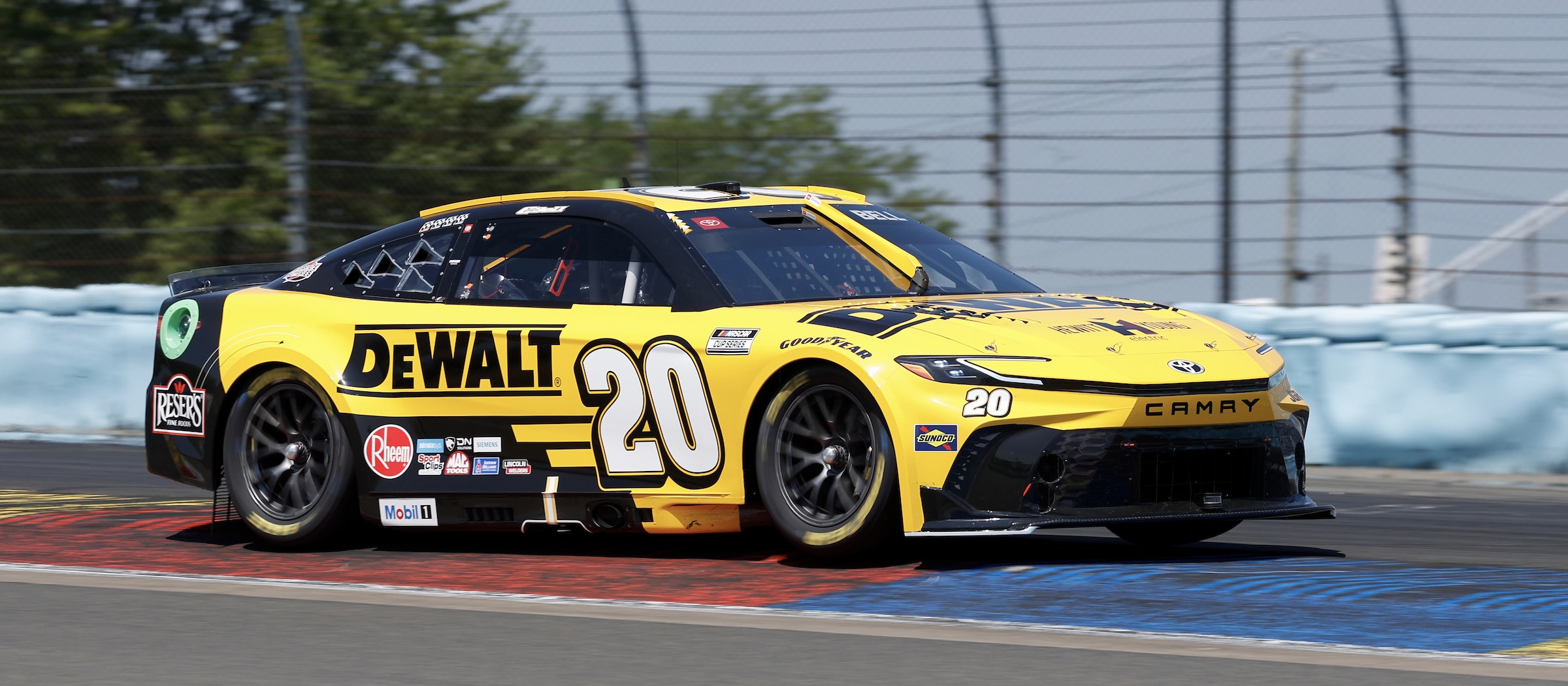 #20: Christopher Bell, Joe Gibbs Racing, DEWALT Toyota Camry