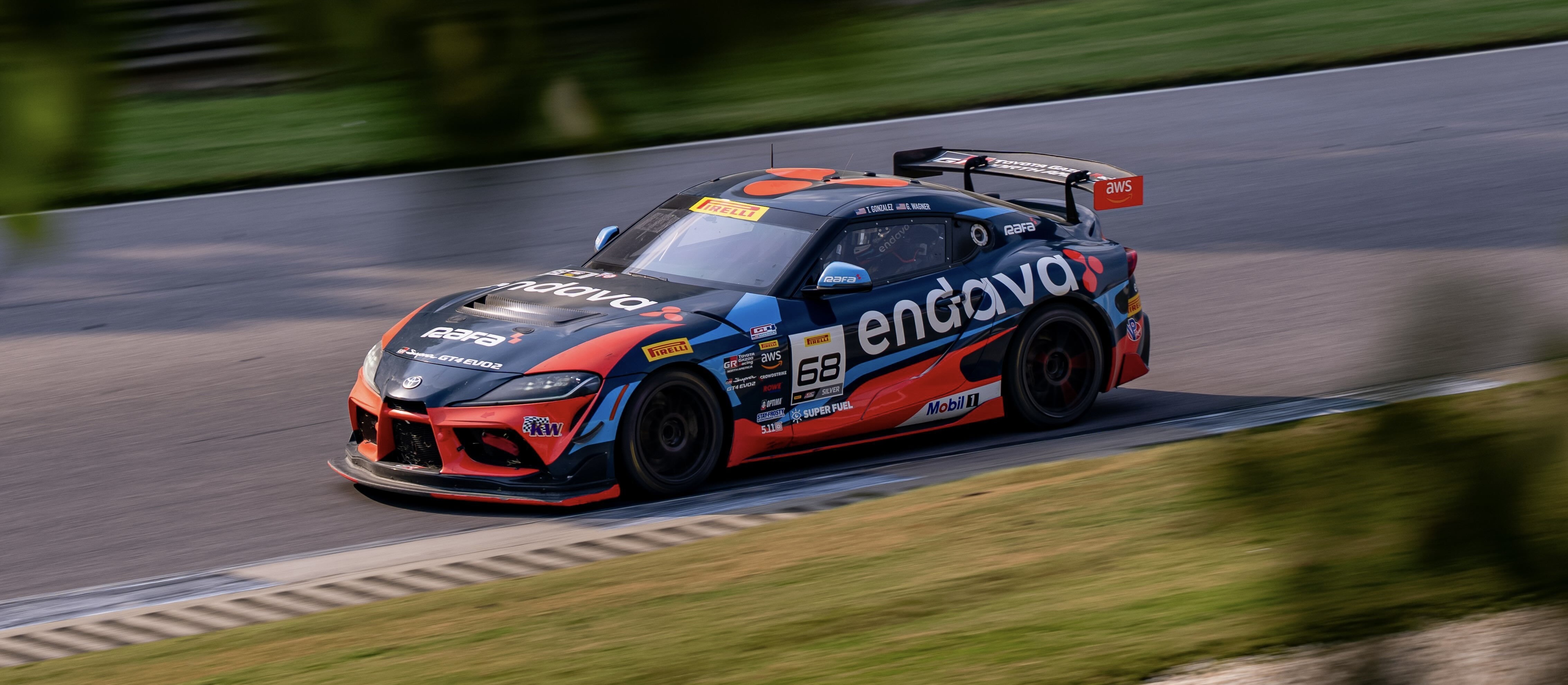 The GT4 America   in \Barber Motorsports Park#1\, \Barber Motorsports Park#2\ on Friday, Sept. 5, 2025.

Race, Make-up Race 
68, RAFA Racing, Tyler Gonzalez, Gresham Wagner, Endava, Toyota Supra GR GT4

Photo by
— James Armas
