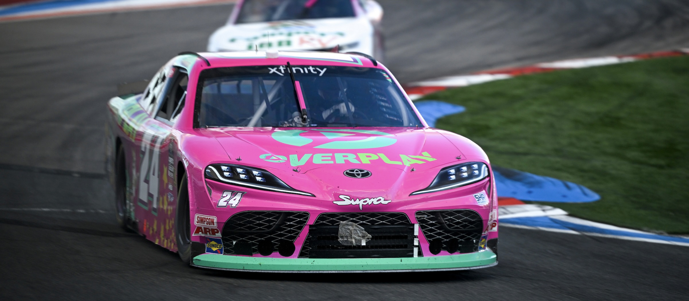 #24: Kaz Grala, Sam Hunt Racing, Overplay Games Toyota Supra