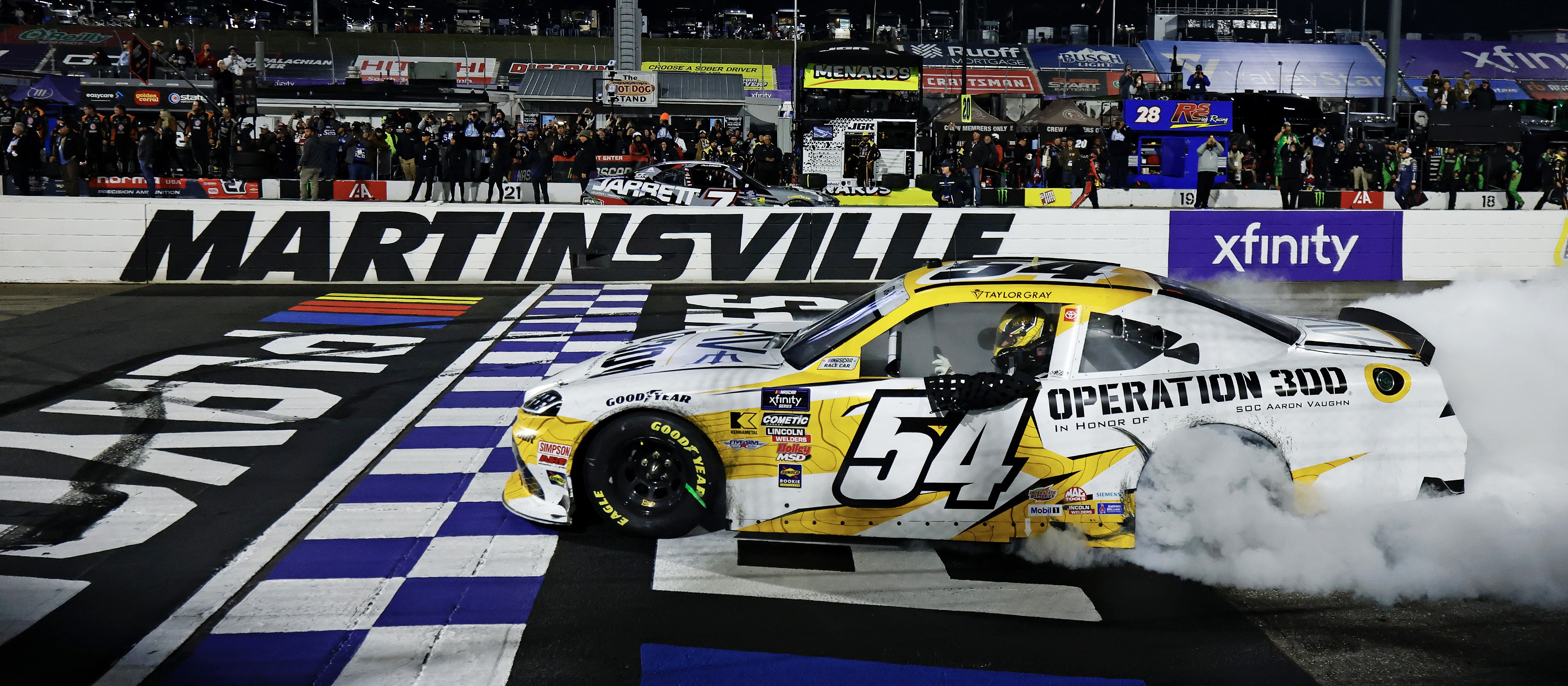 #54: Taylor Gray, Joe Gibbs Racing, Operation 300 Toyota Supra