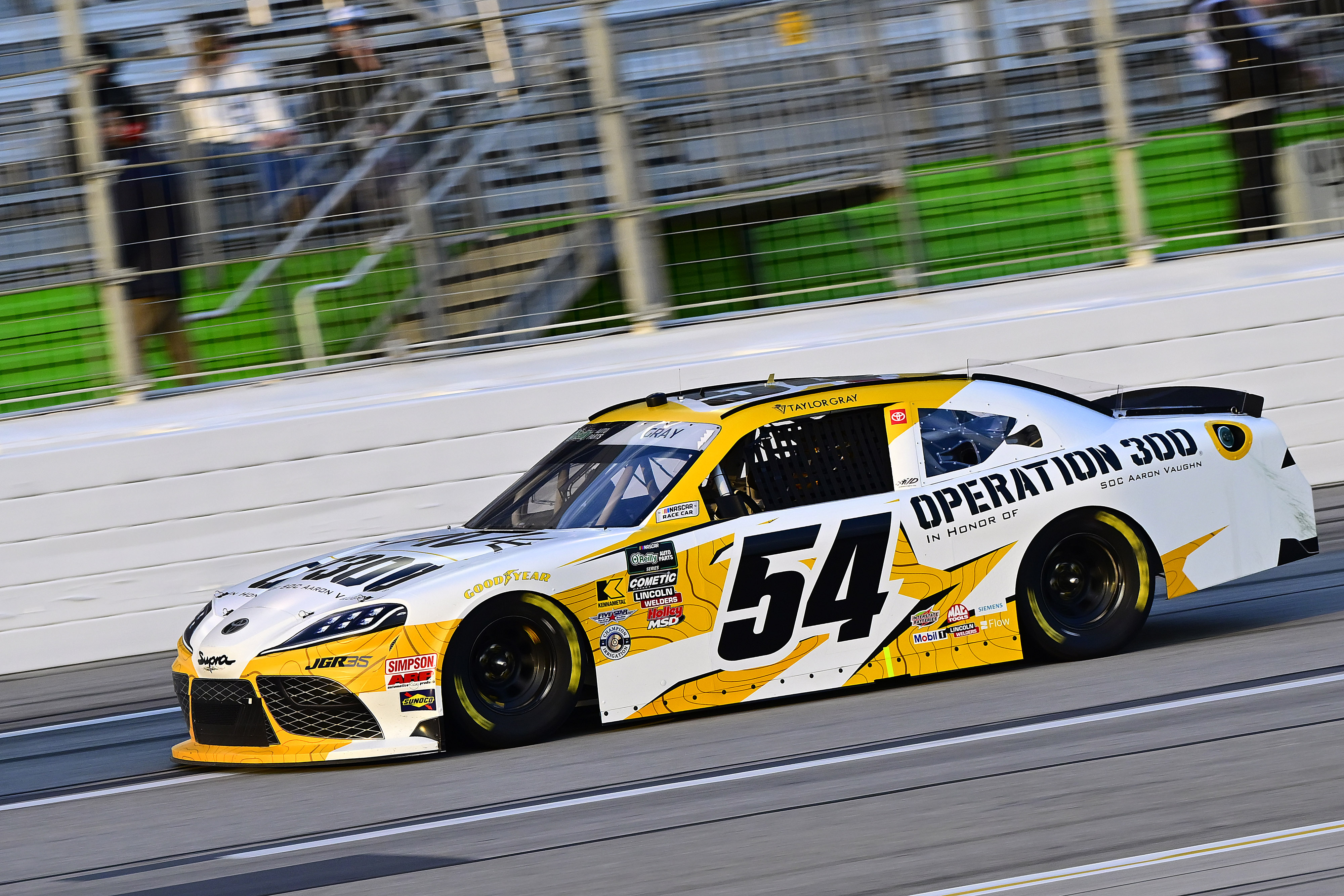 #54: Taylor Gray, Joe Gibbs Racing, Operation 300 Toyota Supra