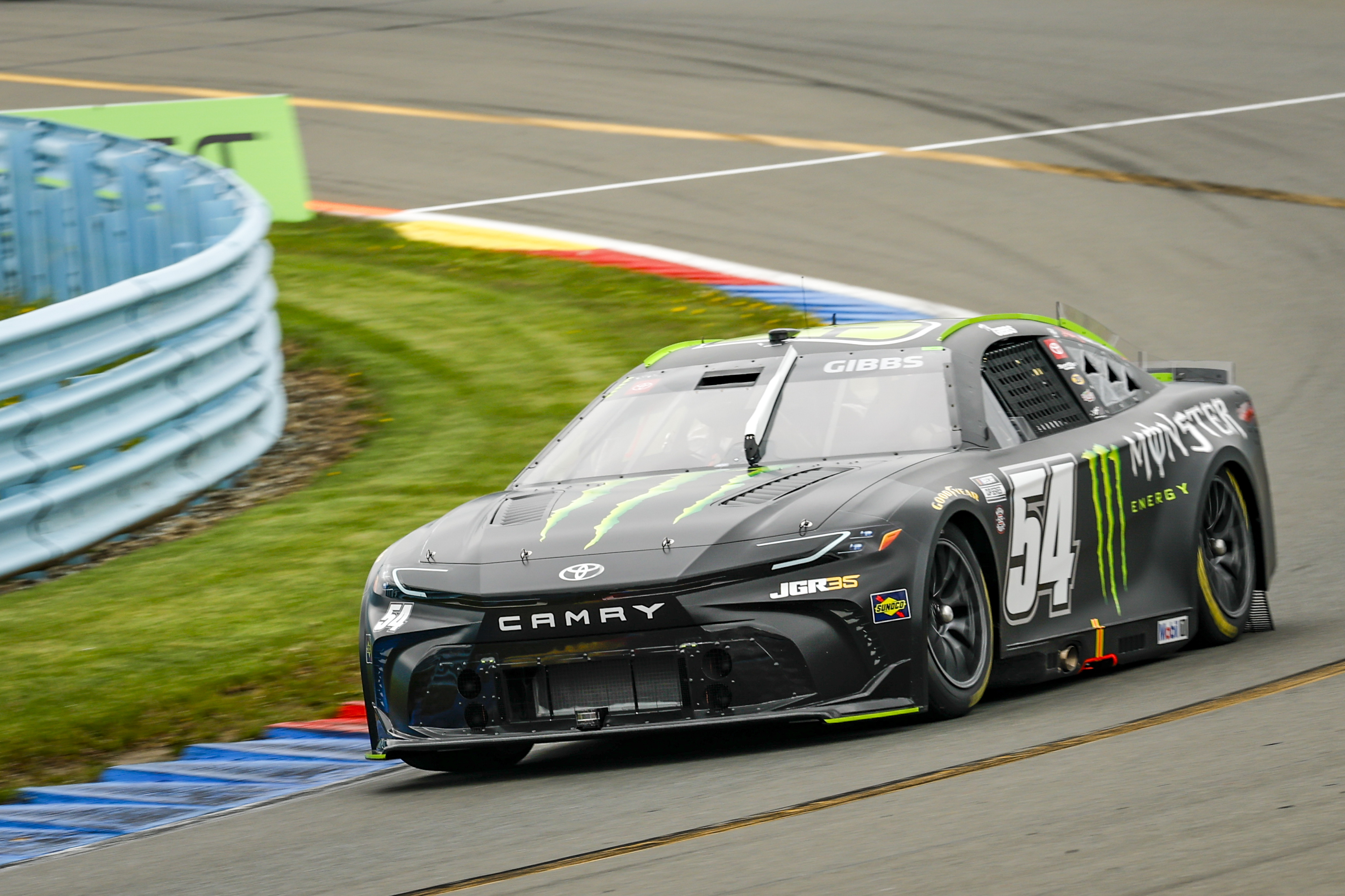 #54: Ty Gibbs, Joe Gibbs Racing, Monster Energy Toyota Camry