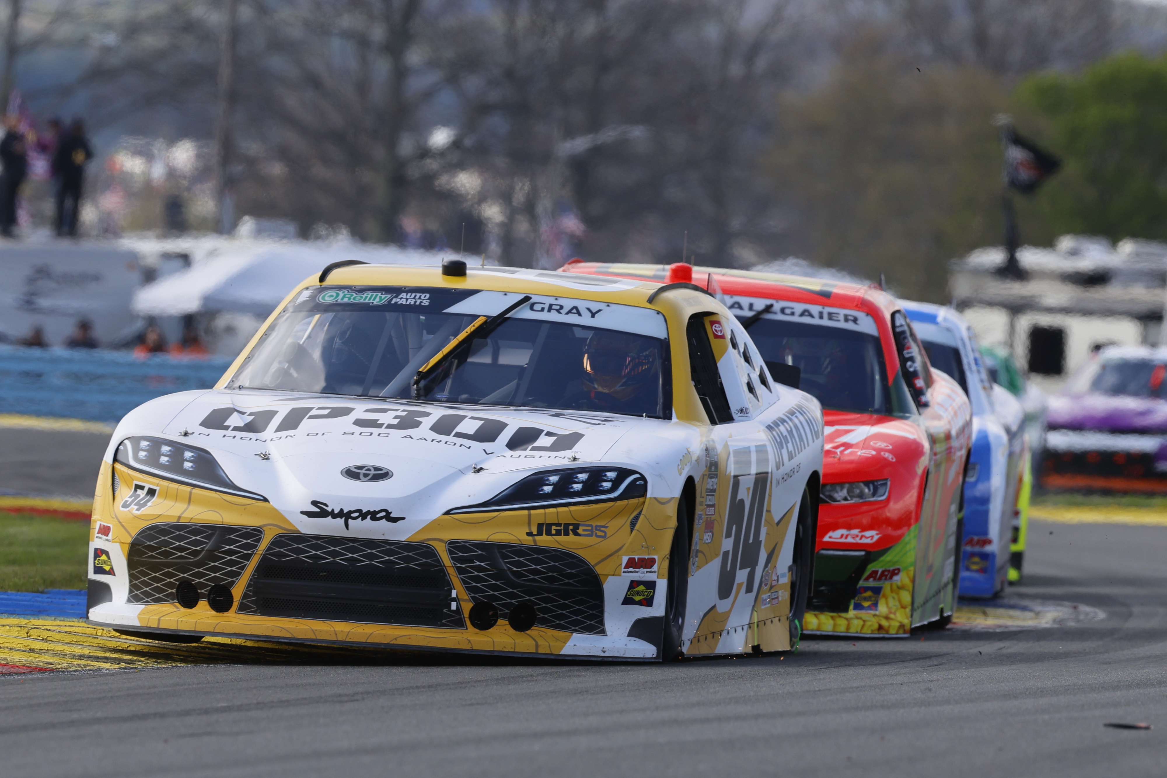 #54: Taylor Gray, Joe Gibbs Racing, Operation 300 Toyota Supra.