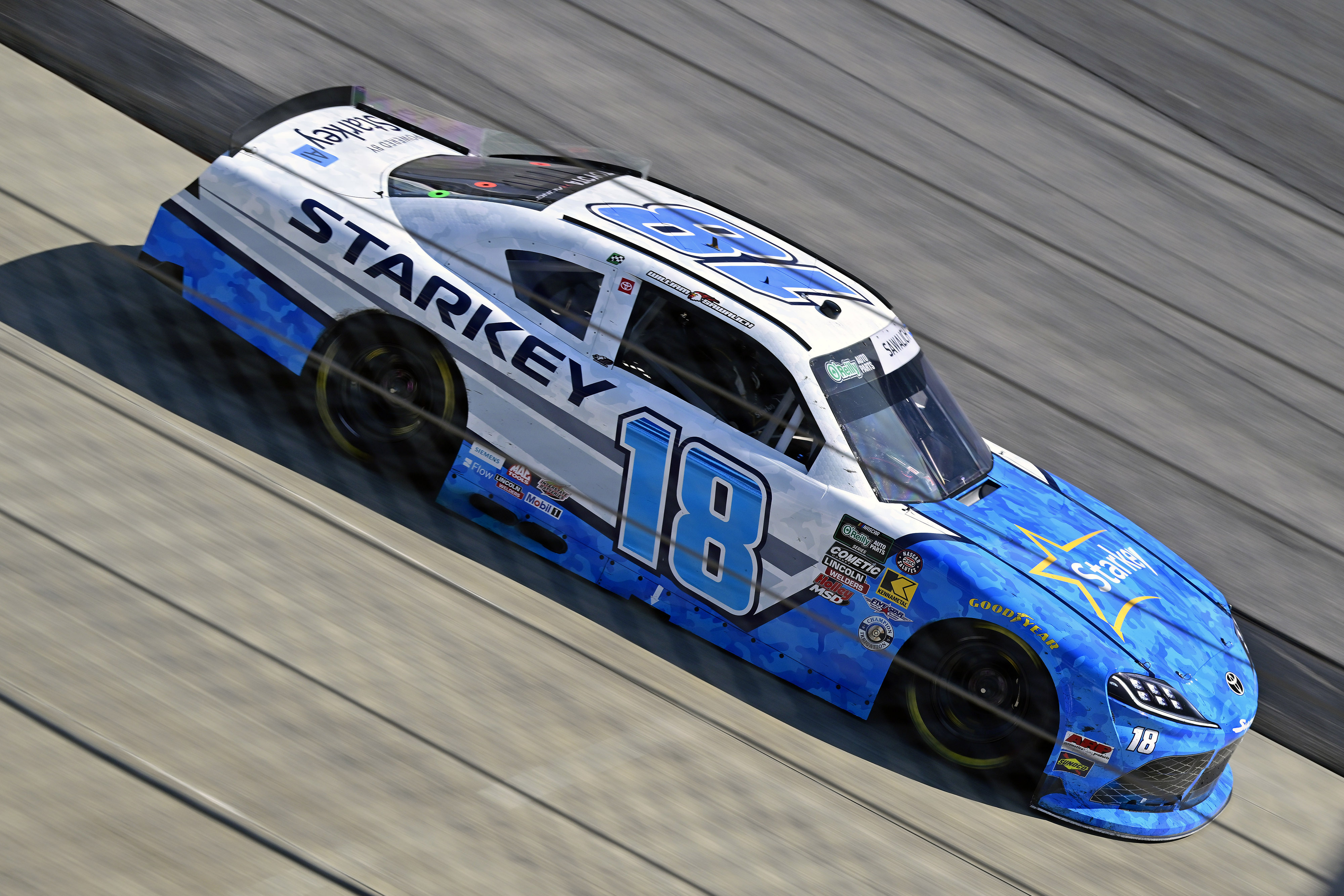 #18: William Sawalich, Joe Gibbs Racing, Starkey Toyota Supra