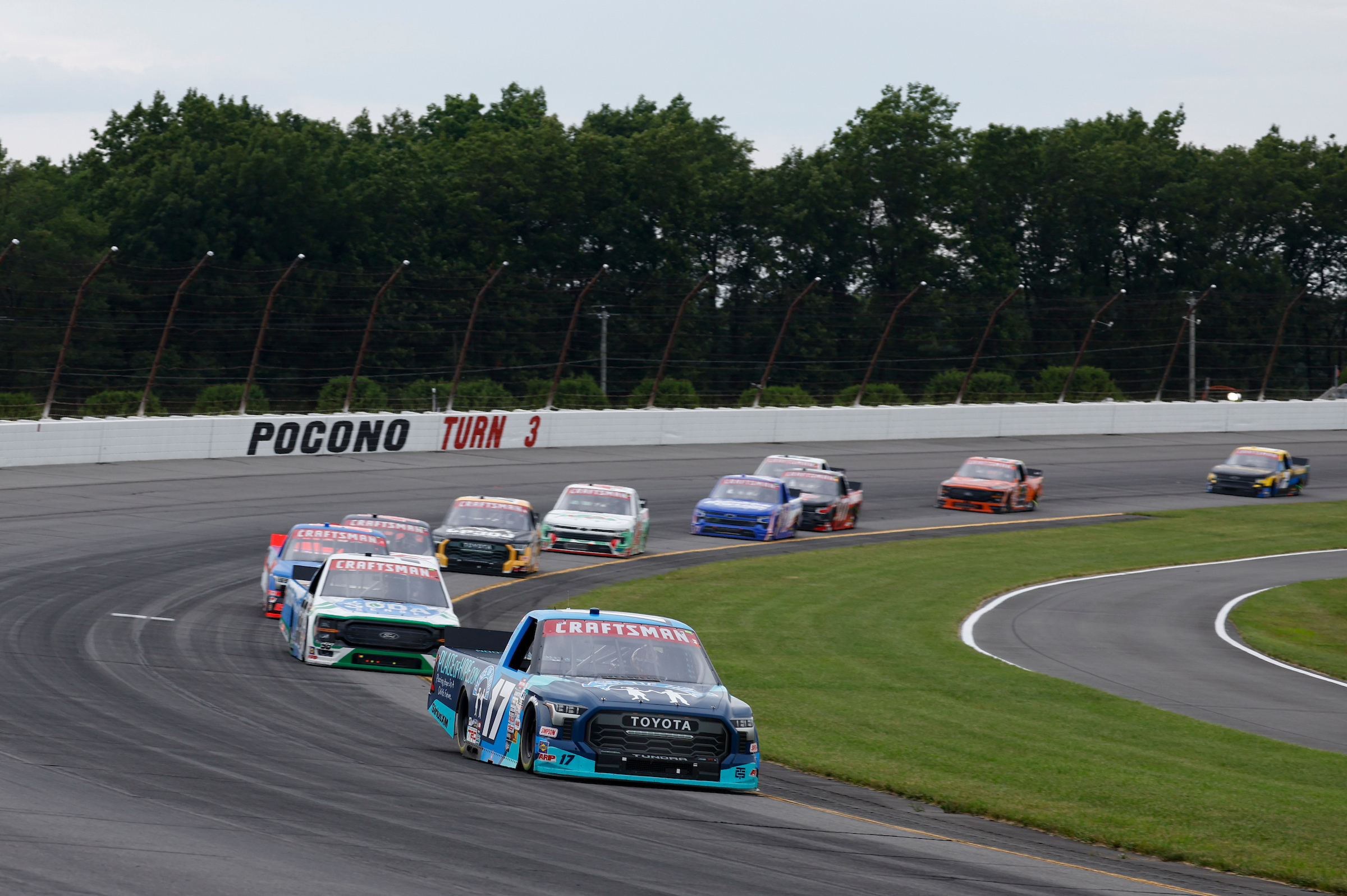 #17: Taylor Gray, TRICON Garage, Place of Hope Toyota Tundra