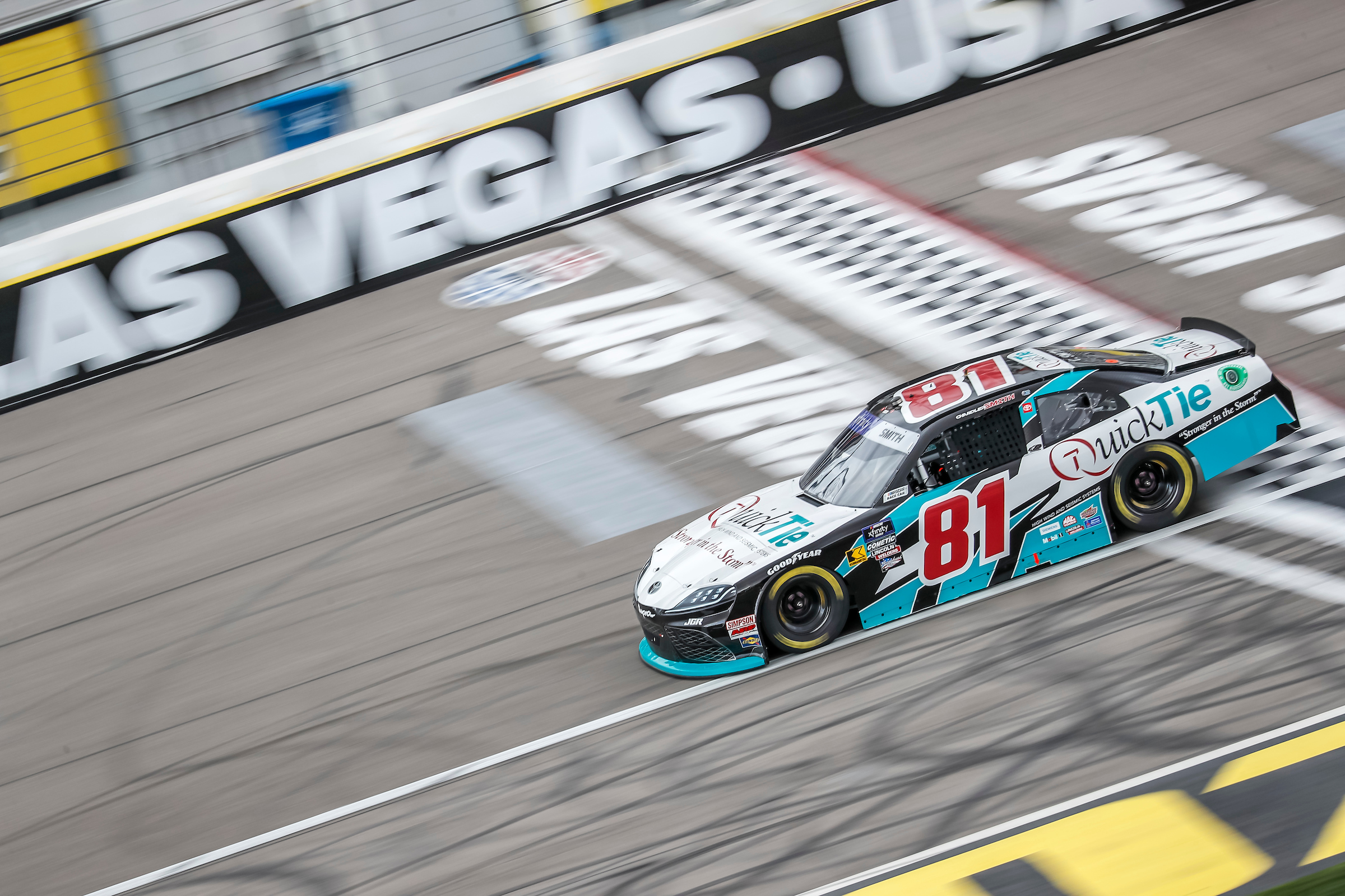 #81: Chandler Smith, Joe Gibbs Racing, QuickTie Toyota Supra