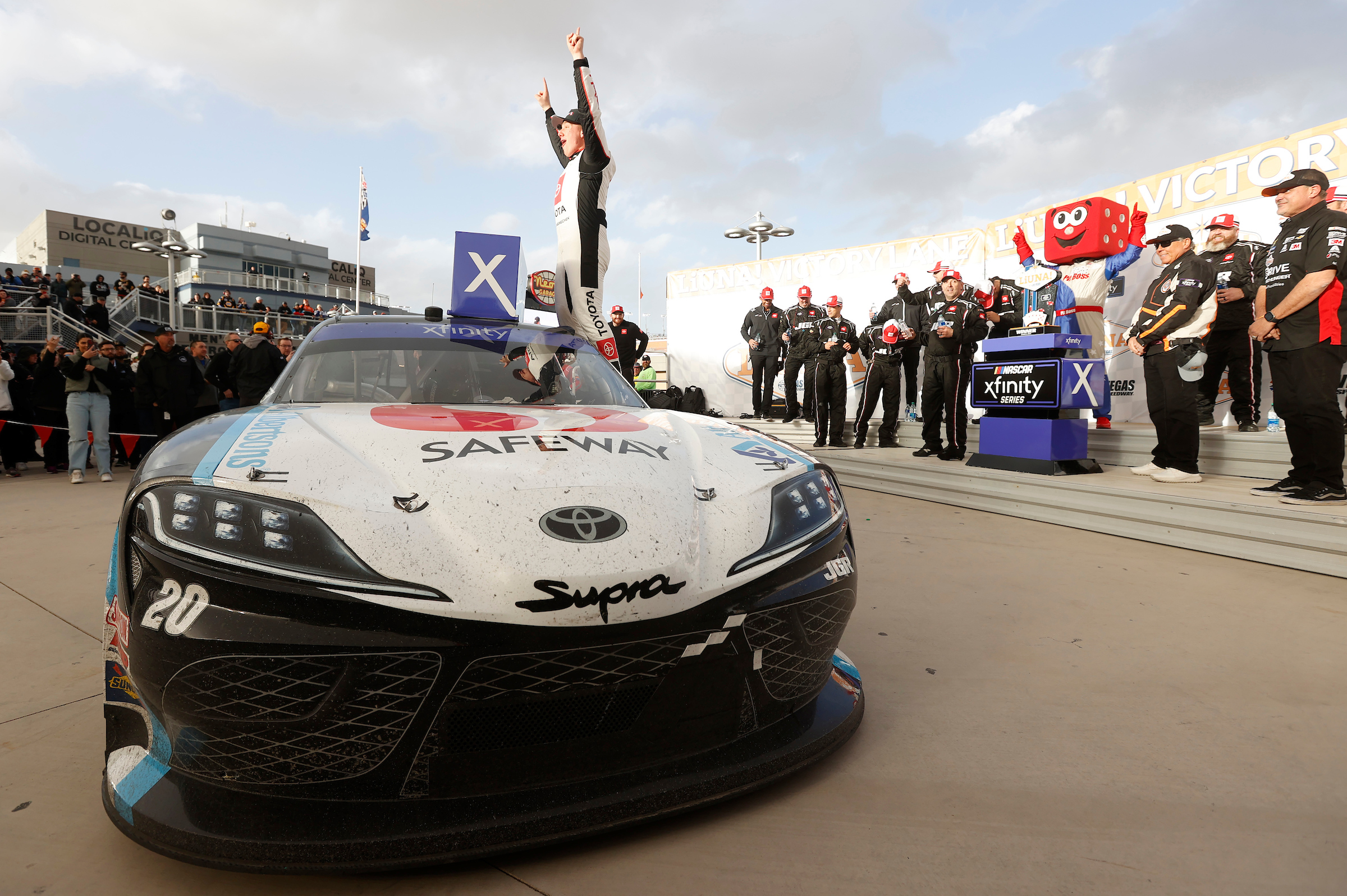 #20: John Hunter Nemechek, Joe Gibbs Racing, Safeway/Albertsons Toyota Supra