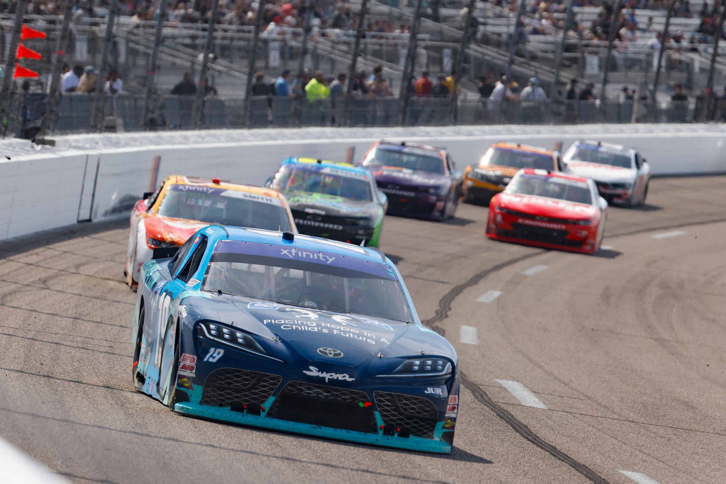 #19: Taylor Gray, Joe Gibbs Racing, Place of Hope Toyota Supra