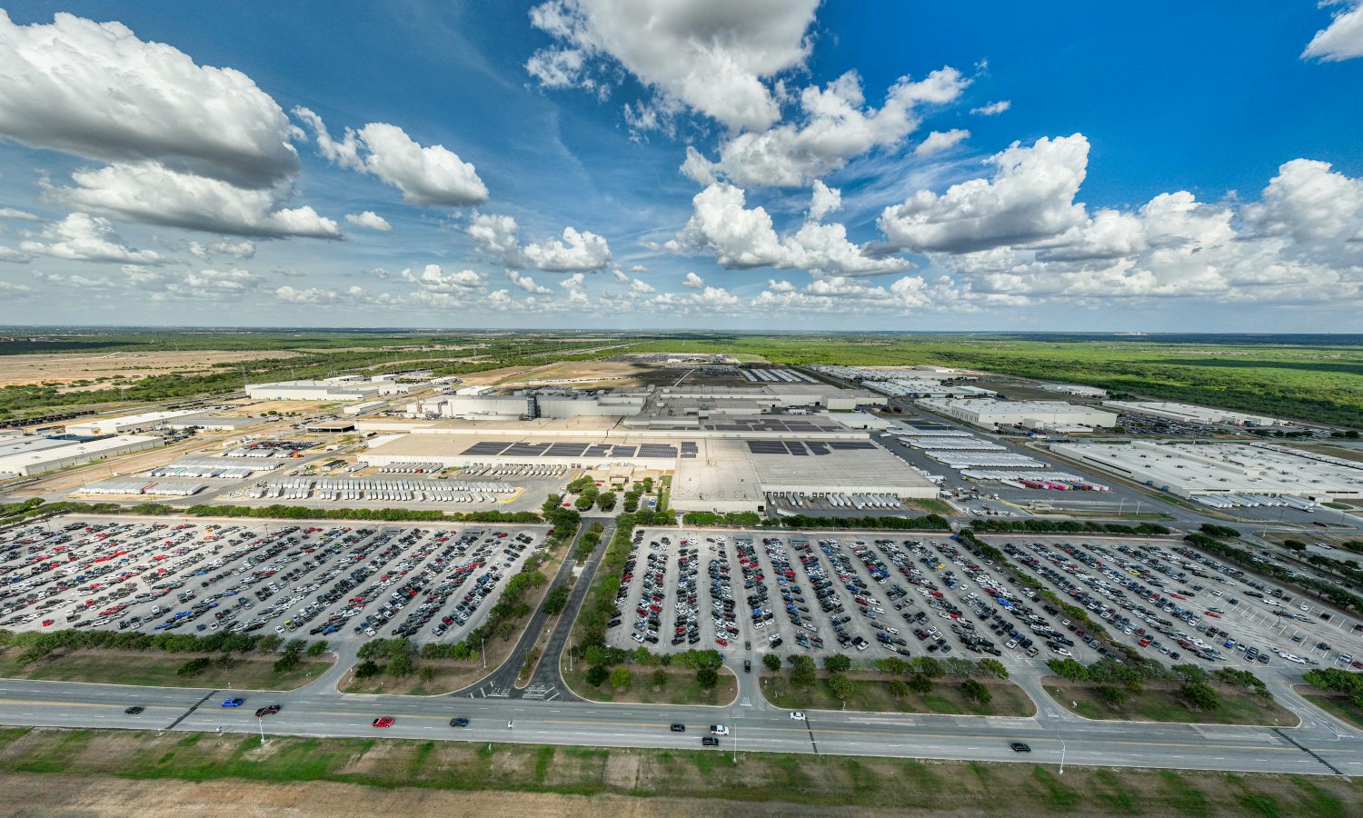 aerial view of facility