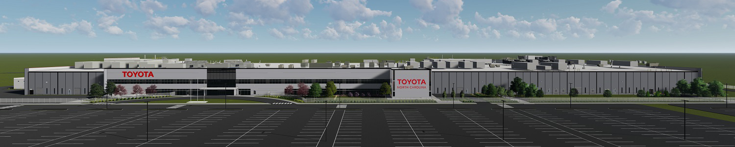 Computer render of Toyota Battery Manufacturing North Carolina