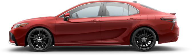 2021 Camry XSE V6 shown in Supersonic Red