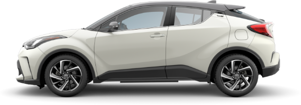 2021 C-HR Limited shown in Blizzard Pearl with Black Roof